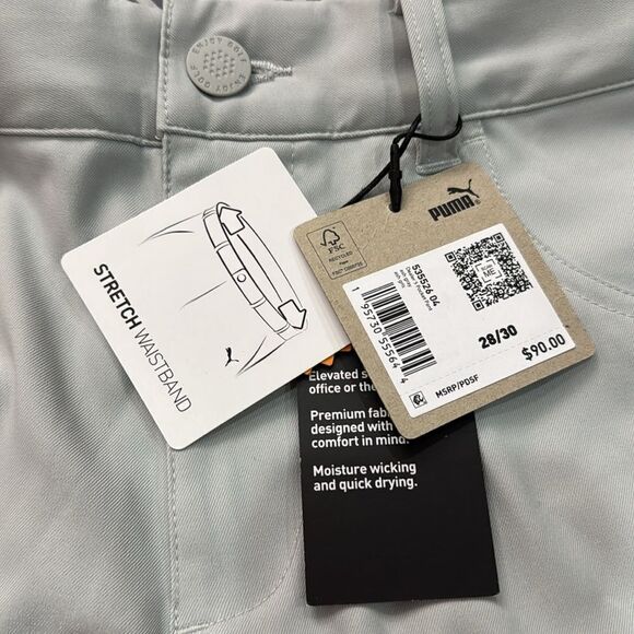 NWT Puma Dealer Golf Ash Gray SPF 50 Pants Size 28/30 - Picture 9 of 12
